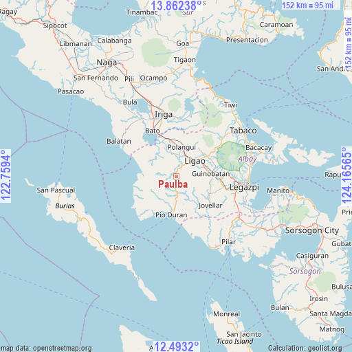 Paulba on map