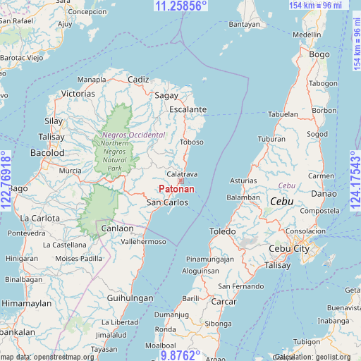 Patonan on map