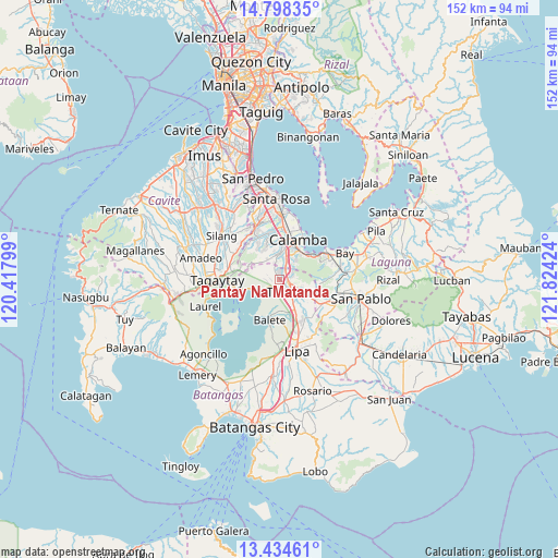 Pantay Na Matanda on map