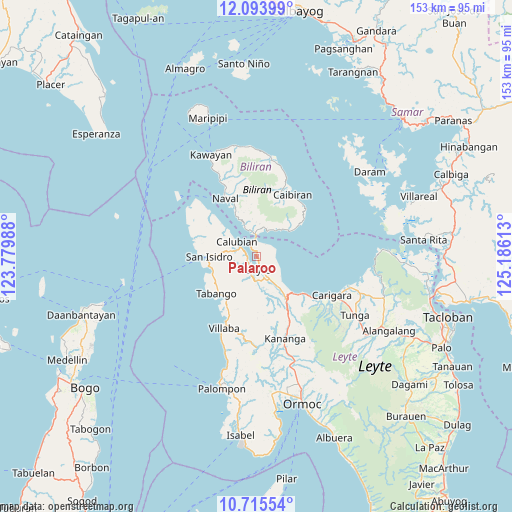Palaroo on map