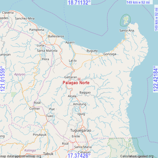 Palagao Norte on map