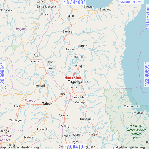 Nattapian on map