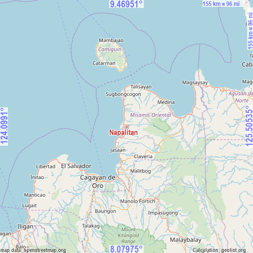 Napalitan on map