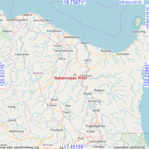 Nabannagan West on map