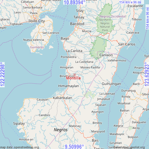 Montilla on map