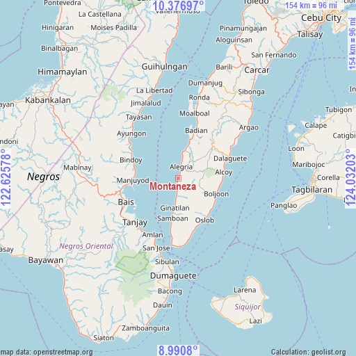 Montaneza on map