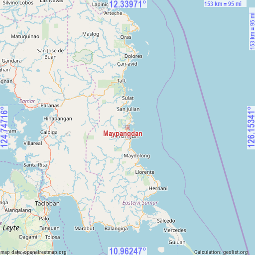 Maypangdan on map