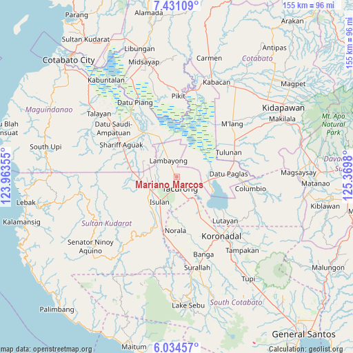 Mariano Marcos on map