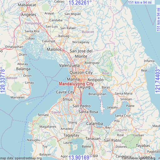 Mandaluyong City on map