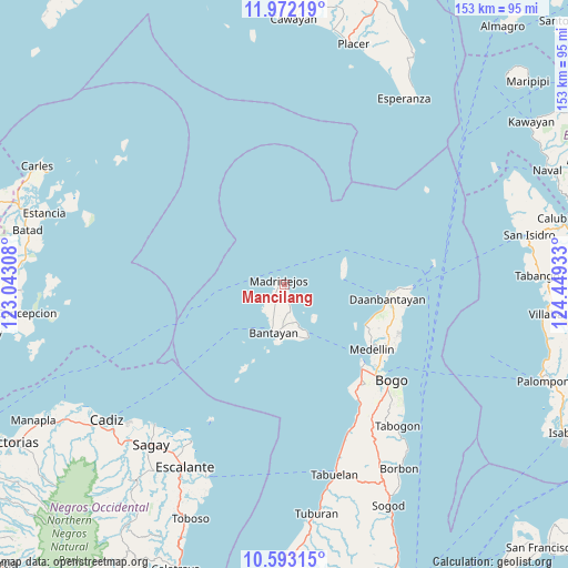 Mancilang on map