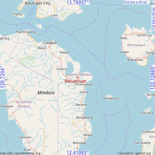 Maluanluan on map