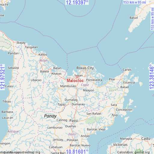 Malocloc on map