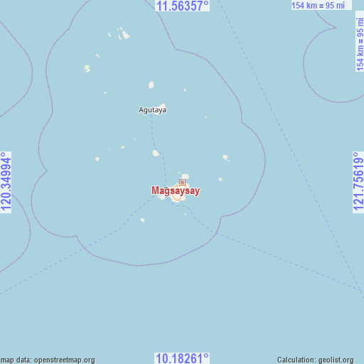 Magsaysay on map