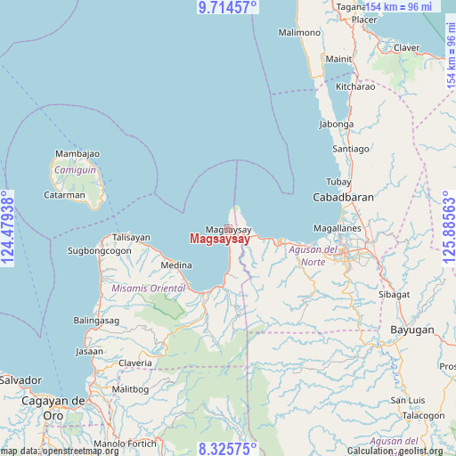 Magsaysay on map