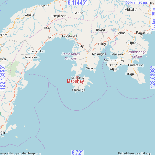 Mabuhay on map