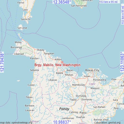 Brgy. Mabilo, New Washington on map