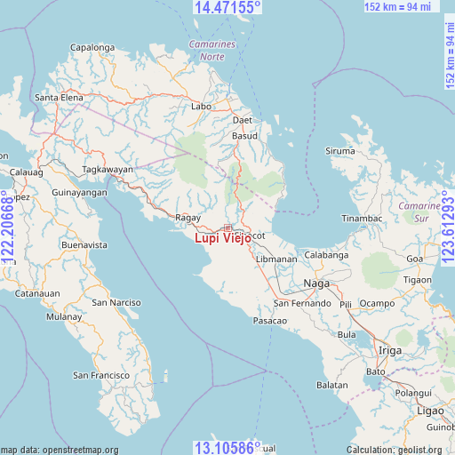 Lupi Viejo on map