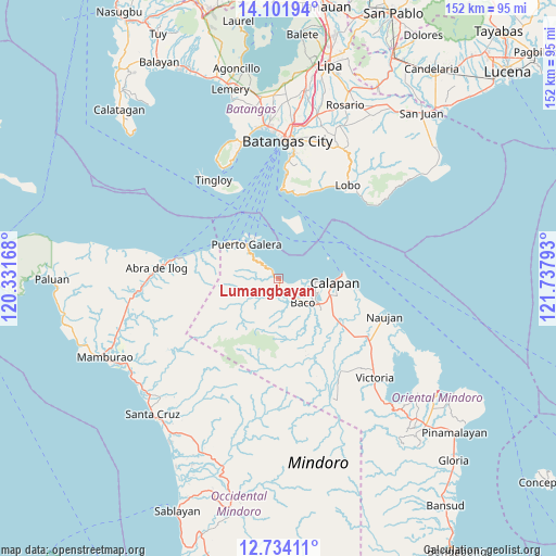 Lumangbayan on map