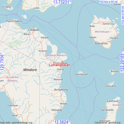 Lumangbayan on map
