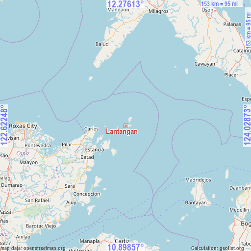 Lantangan on map