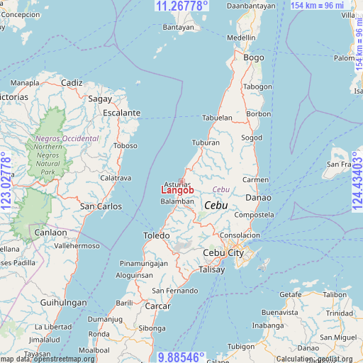 Langob on map