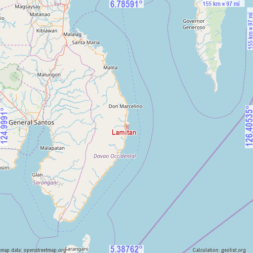 Lamitan on map