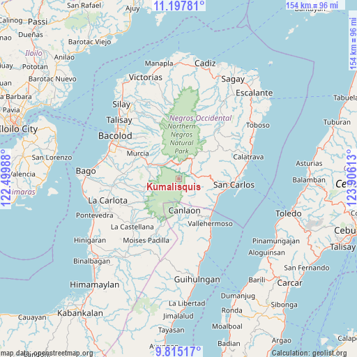 Kumalisquis on map