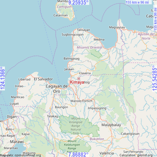 Kimaya on map