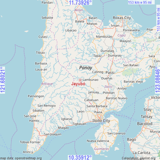 Jayubó on map