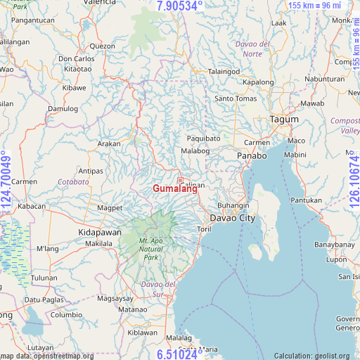 Gumalang on map