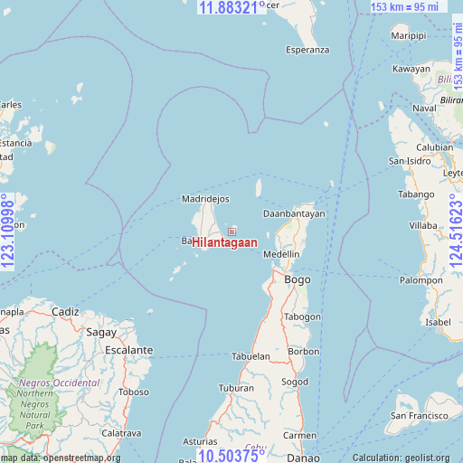 Hilantagaan on map