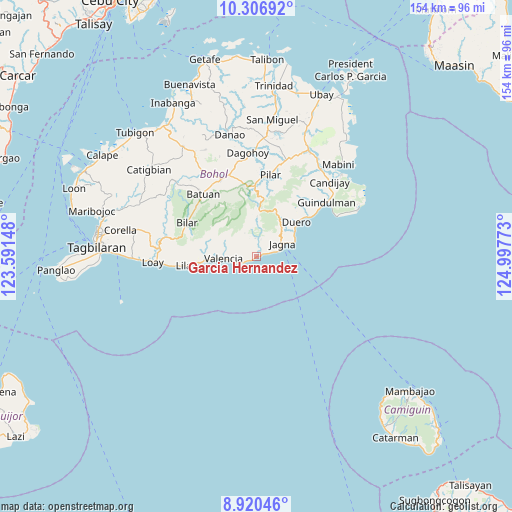 Garcia Hernandez on map
