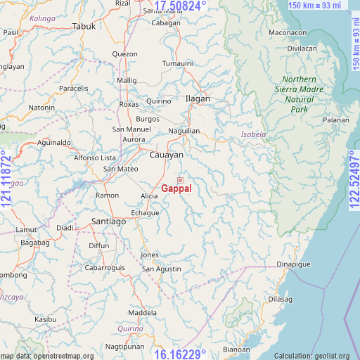 Gappal on map