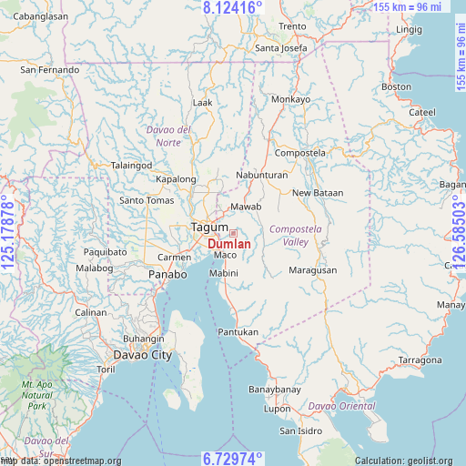 Dumlan on map