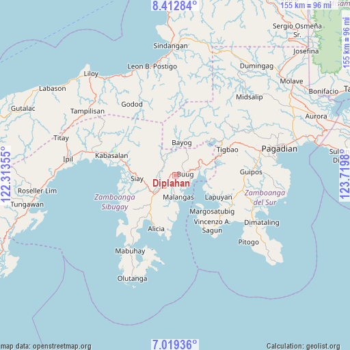 Diplahan on map