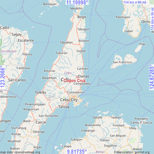 Cogon Cruz on map