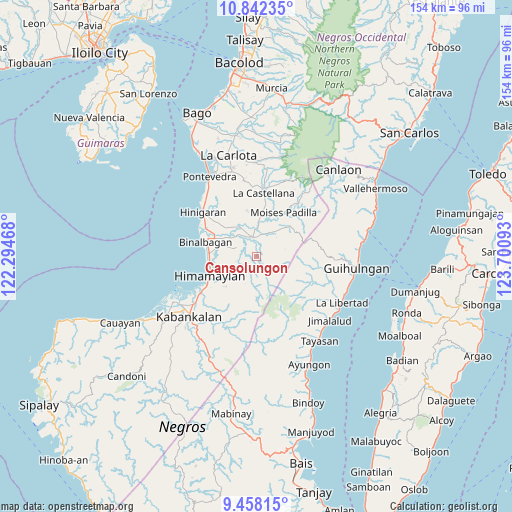 Cansolungon on map