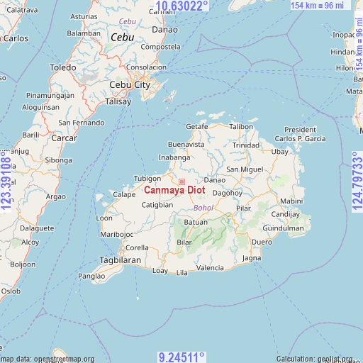 Canmaya Diot on map