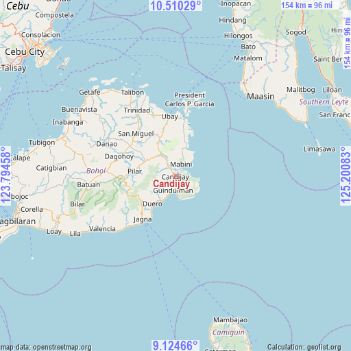 Candijay on map