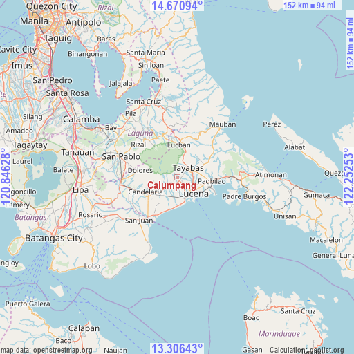 Calumpang on map