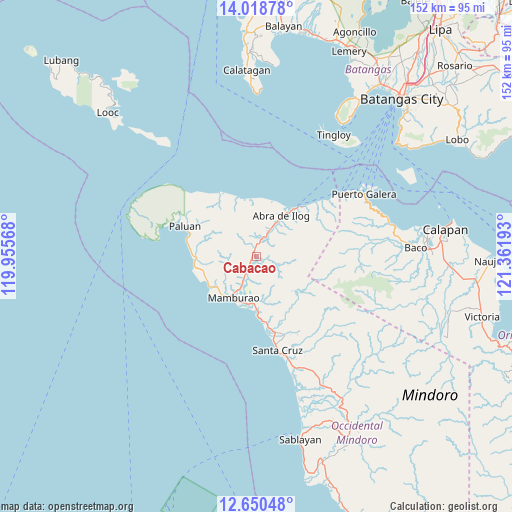 Cabacao on map