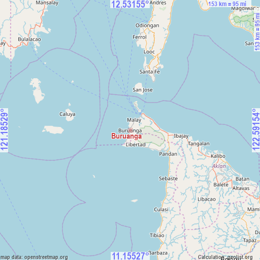 Buruanga on map