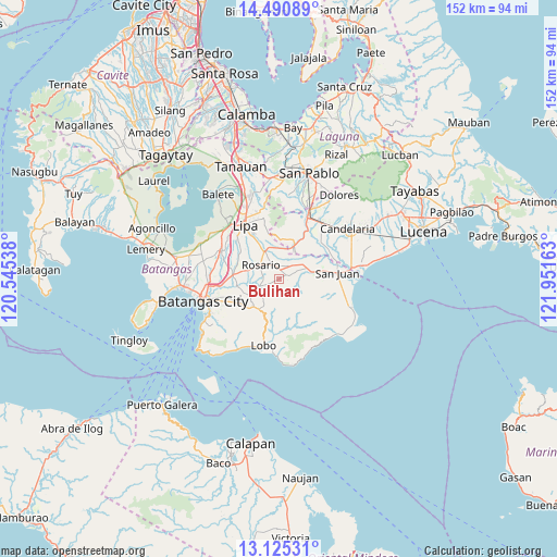 Bulihan on map