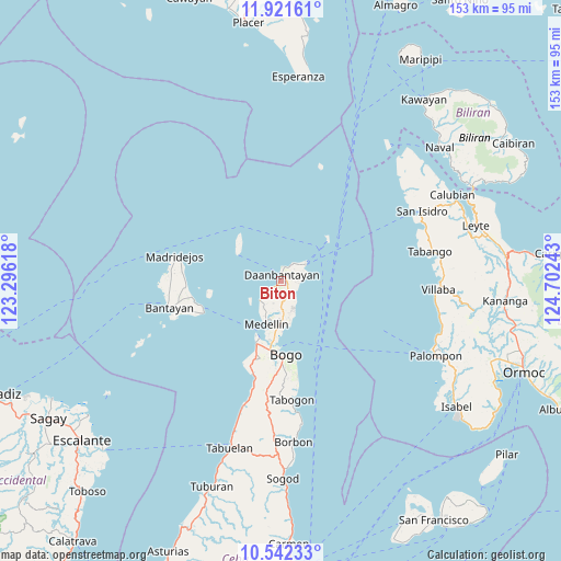 Biton on map