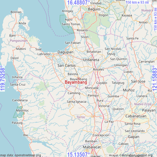 Bayambang on map