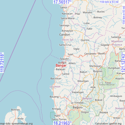 Bangar on map