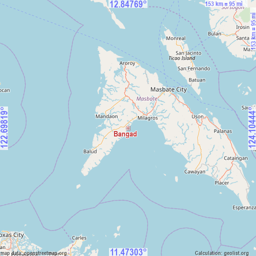 Bangad on map