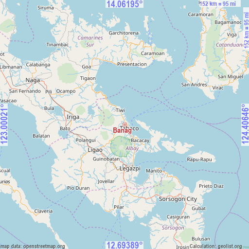 Banag on map