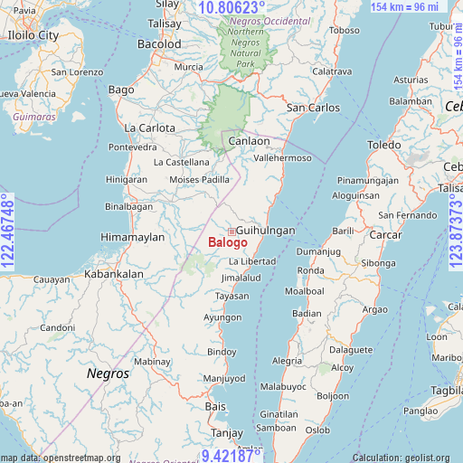 Balogo on map