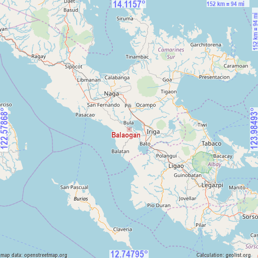 Balaogan on map